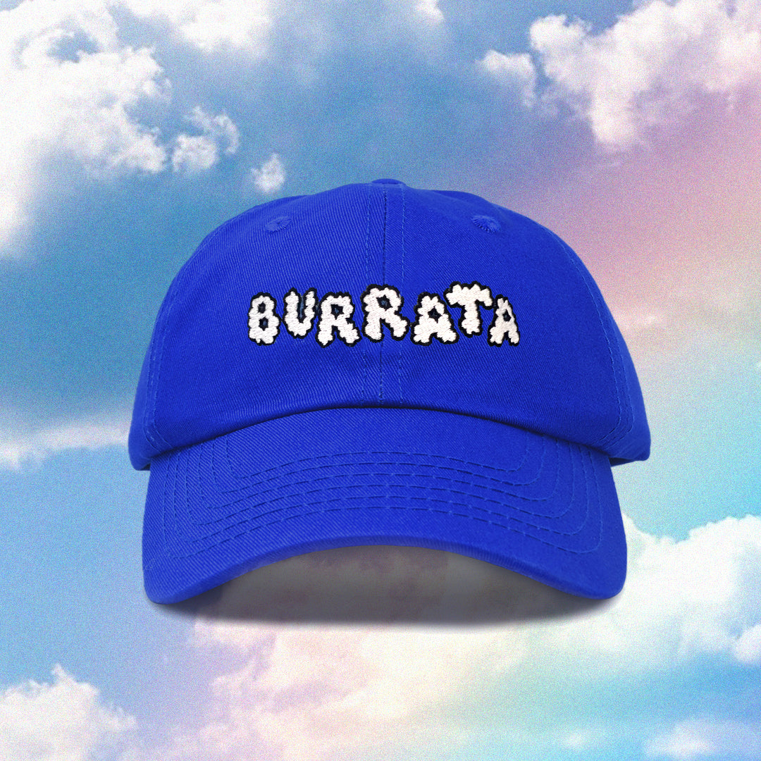 Imagine yourself high aloft the clouds in this Burrata Dad Hat