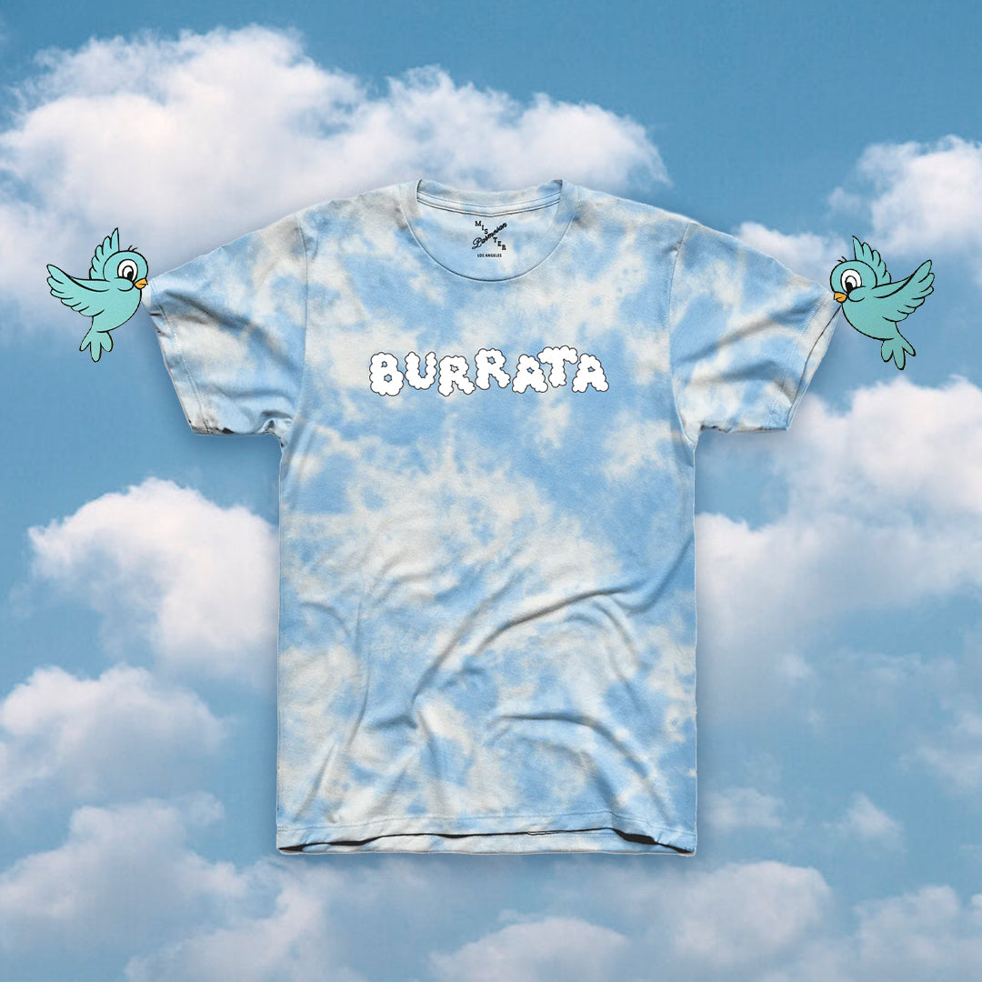 Burrata Clouds Tye Dye Shirt